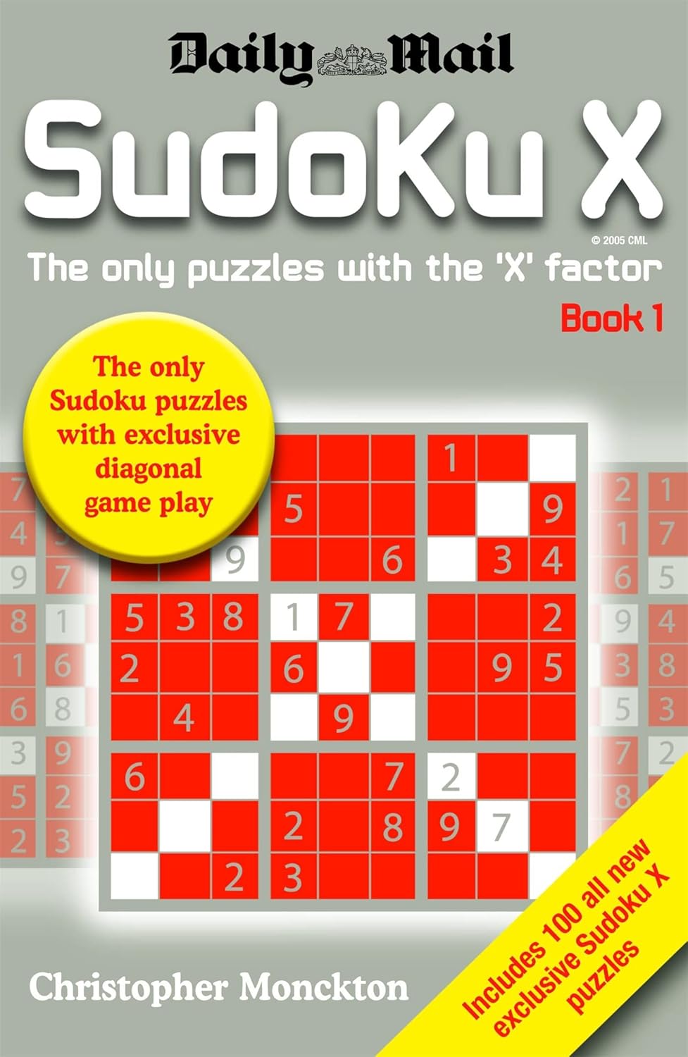 Sudoku X Book 1: The Only Puzzle with the 'X' Factor