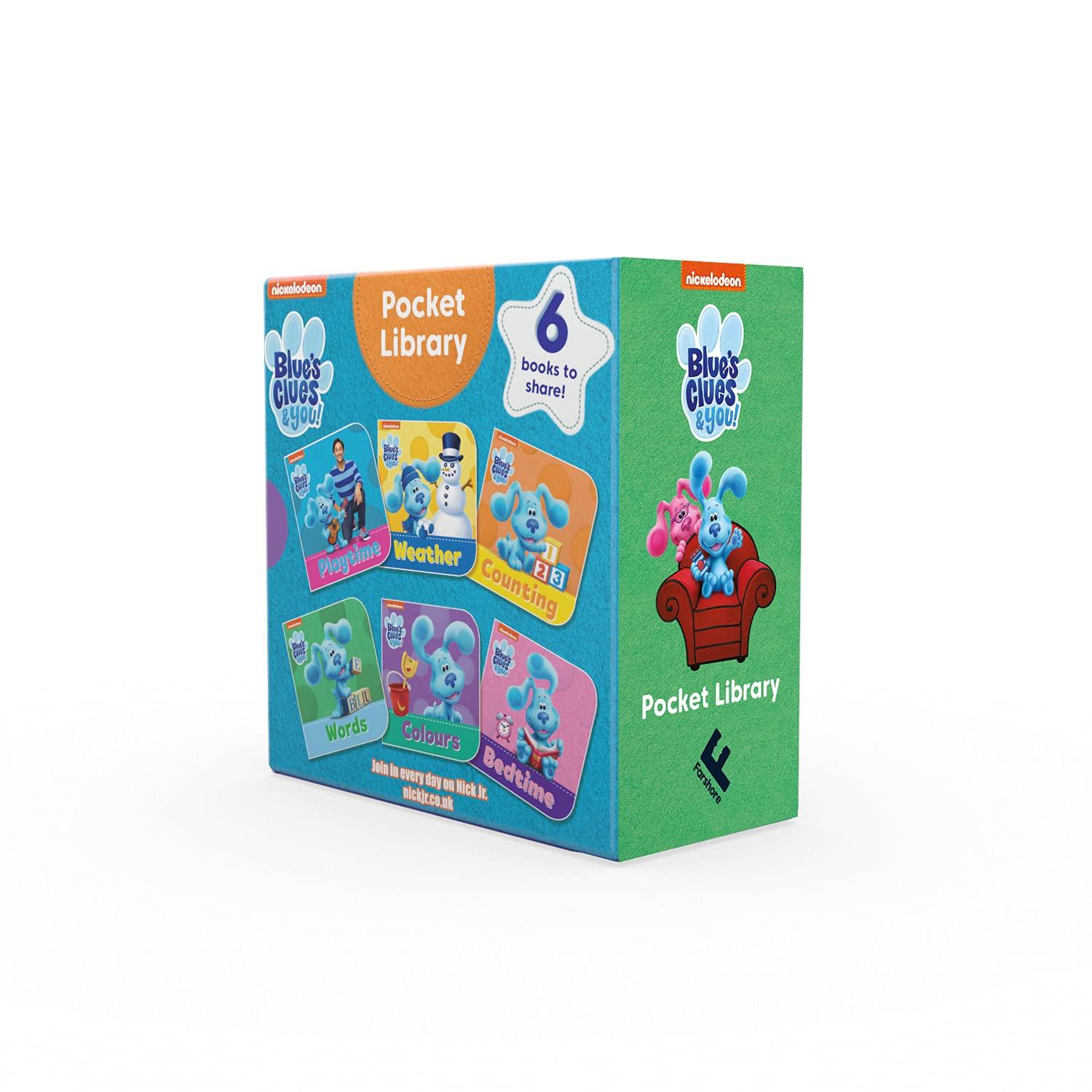 Nickelodeon - Blue's Clues & You! - Pocket Library 6 Books to Share! - Spectrawide Bookstore