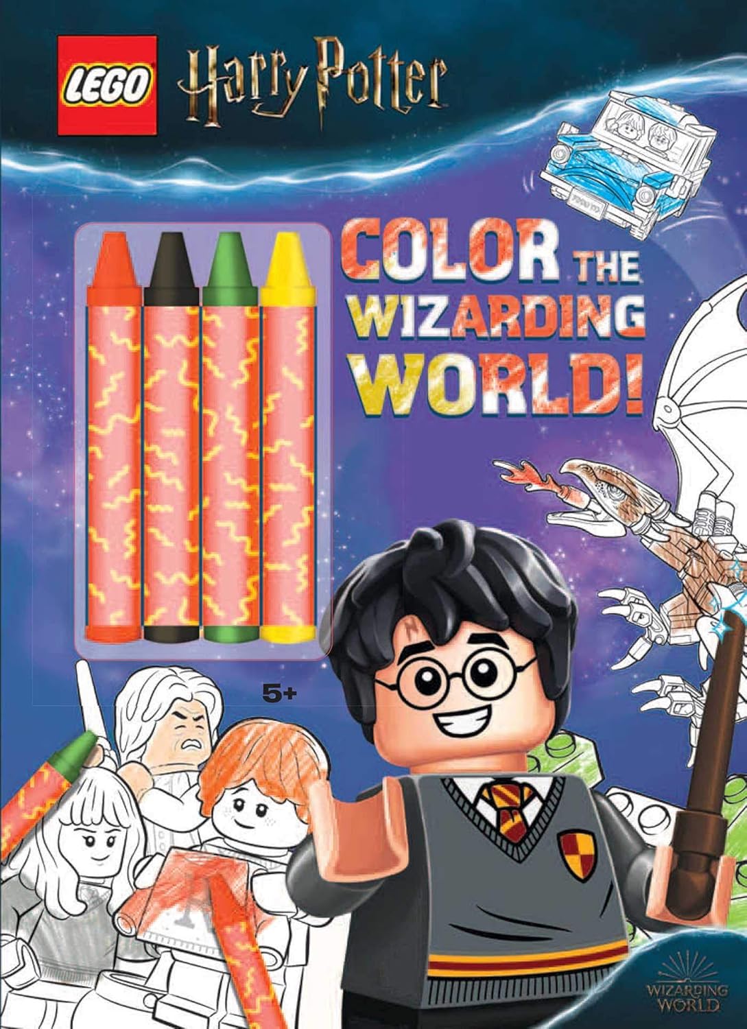 Lego: Harry Potter - Color the Wizarding World! (Color & Activity with Crayons)