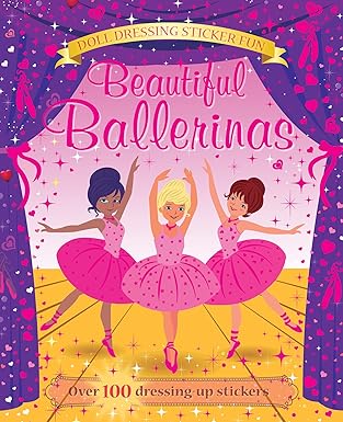 Doll Dressing Sticker Fun: Beautiful Ballerinas - قراءة صورة - ملصق ولون - حكايات خرافية