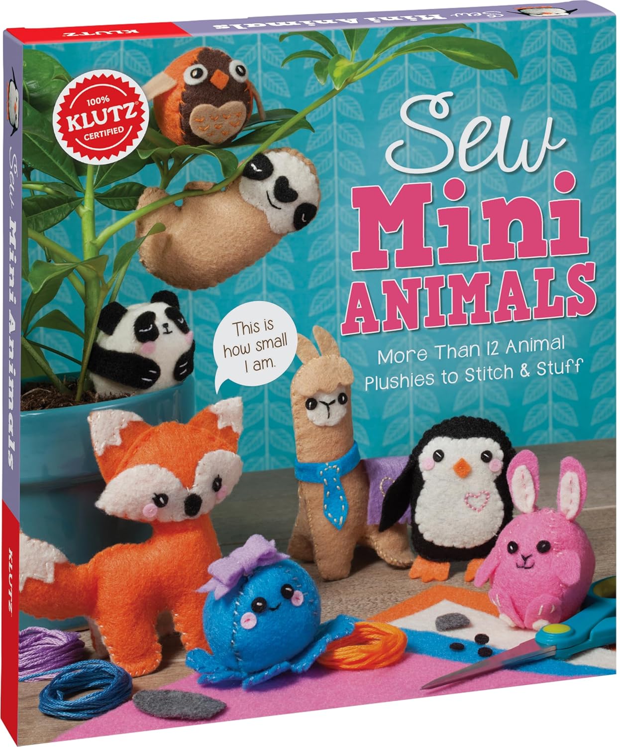 Klutz: Sew Mini Animals - Book & Activity Kit