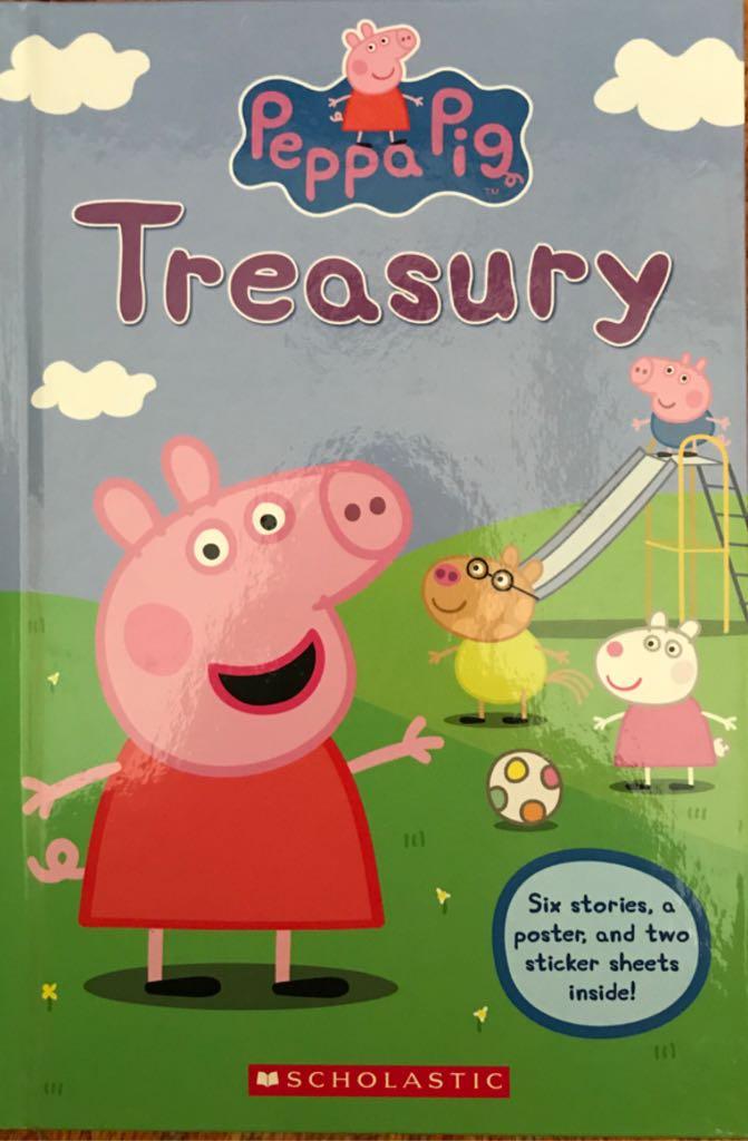 Peppa Pig Treasury Book - 6 Stories Plus a Poster and 25 Stickers - Spectrawide Bookstore