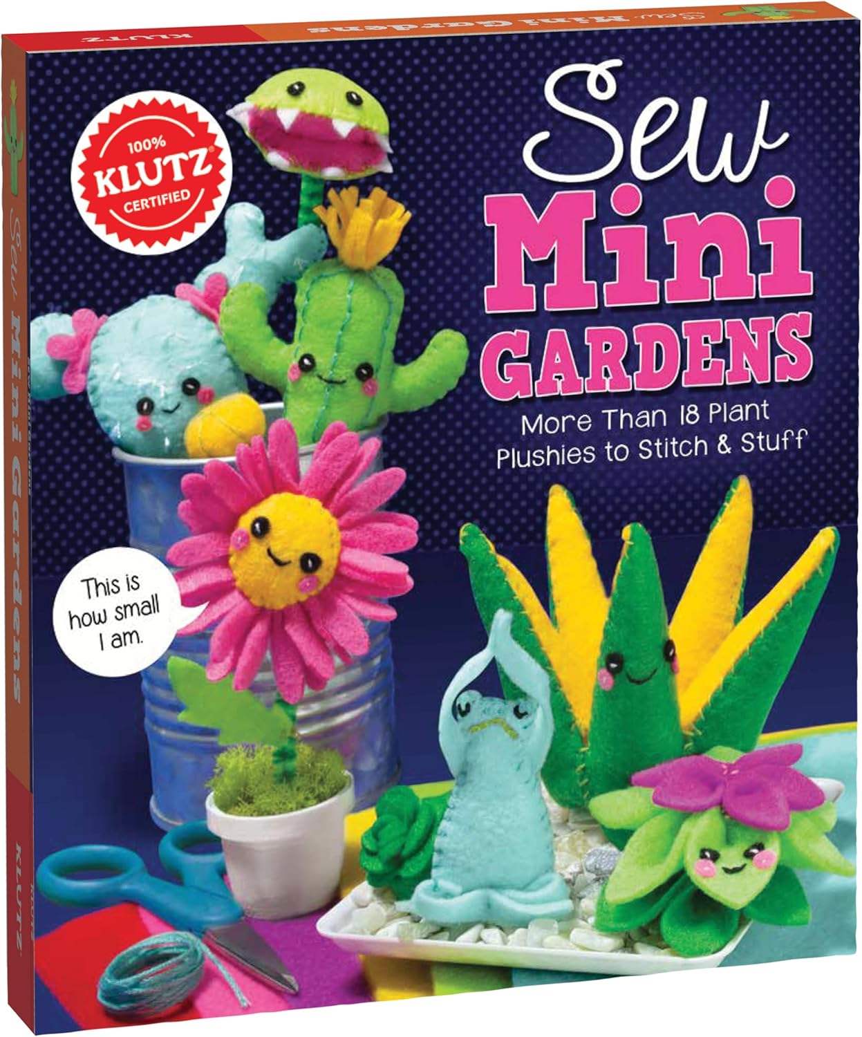 Klutz: Sew Mini Gardens - Book & Activity Kit