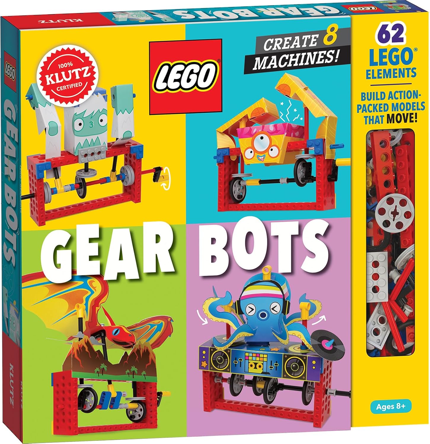 klutz - Lego Gear Bots Box - كله لبعضه - صندوق ليجو جير بوتس