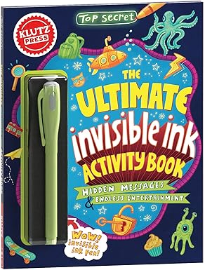 Top Secret - The Ultimate Invisible Ink Activity Book (Klutz Activity Book)