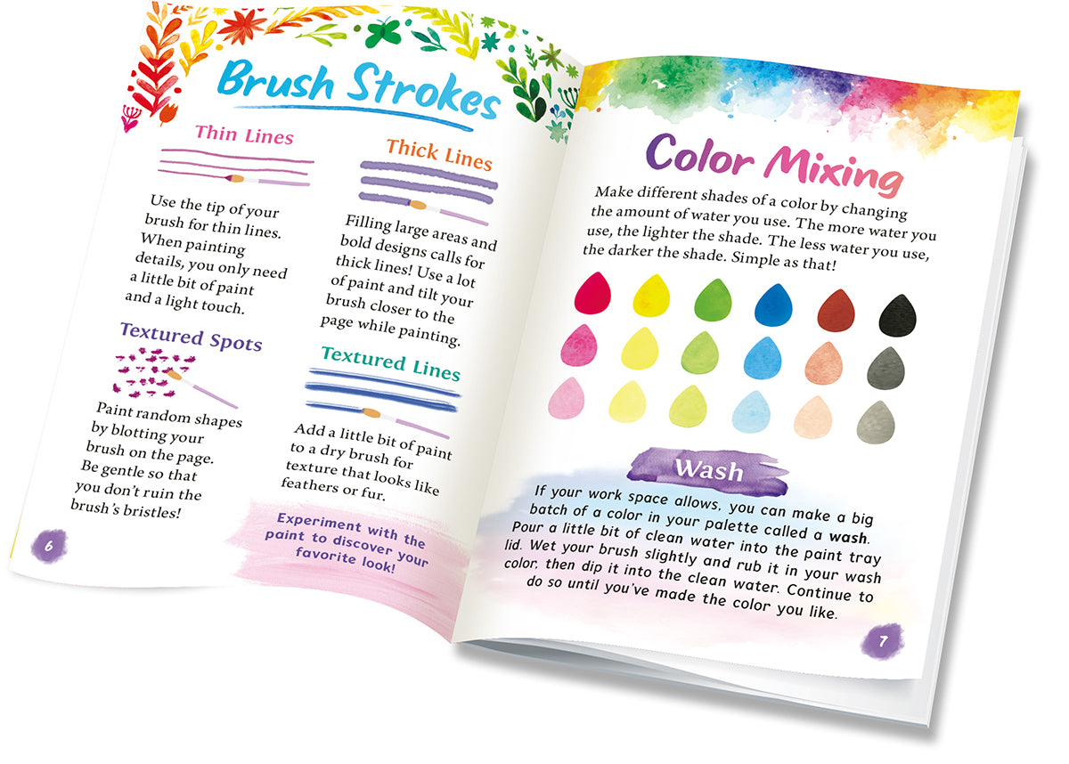 Klutz Watercolor Wishes Postcard Kit, 19 Piece Set, Multicolor - مجموعة بطاقات التهنئة بالألوان المائية من كلاتز، أمنيات بالألوان المائية، 19 قطعة، متعددة الألوان