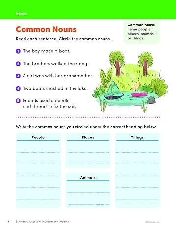 Scholastic Success With Grammar - Grade 2 Workbook