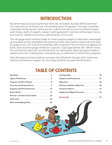 Scholastic Success With Grammar - Grade 3 Workbook