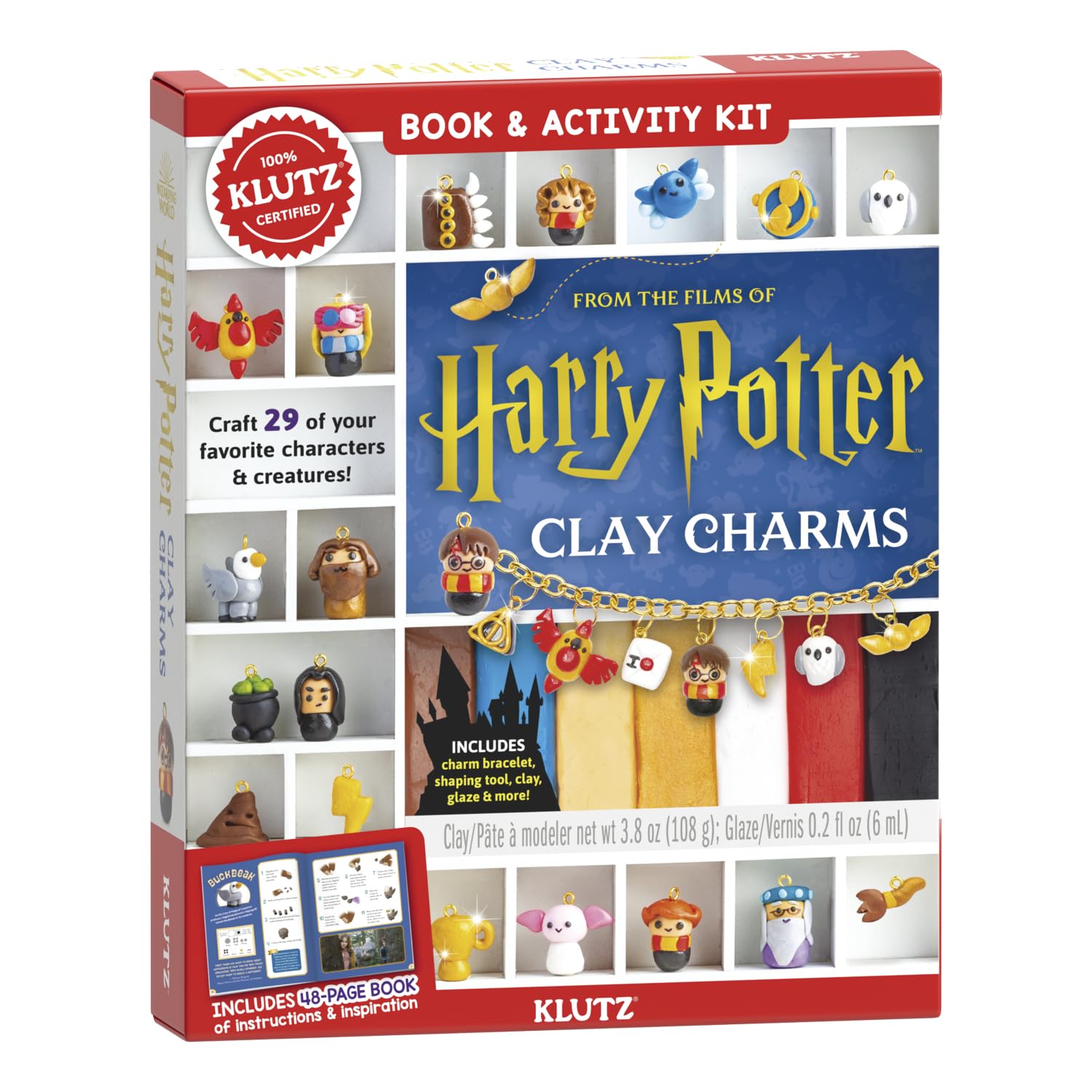 Klutz: Harry Potter Clay Charms - Book & Activity Kit