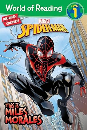 World of Reading: This is Miles Morales Spider-Man - Level 1 - عالم القراءة: هذا مايلز موراليس سبايدر-مان - المستوى 1