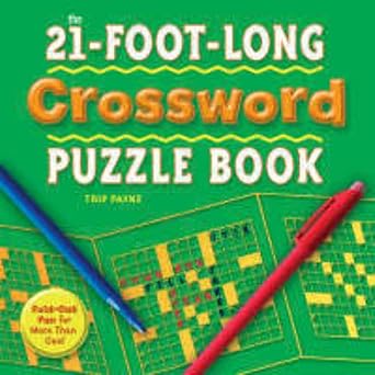 The 21-foot-long Crossword Puzzle Book: Fold-out Fun for More Than One