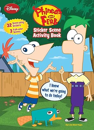 Phineas and Ferb: Sticker Scene Activity Book