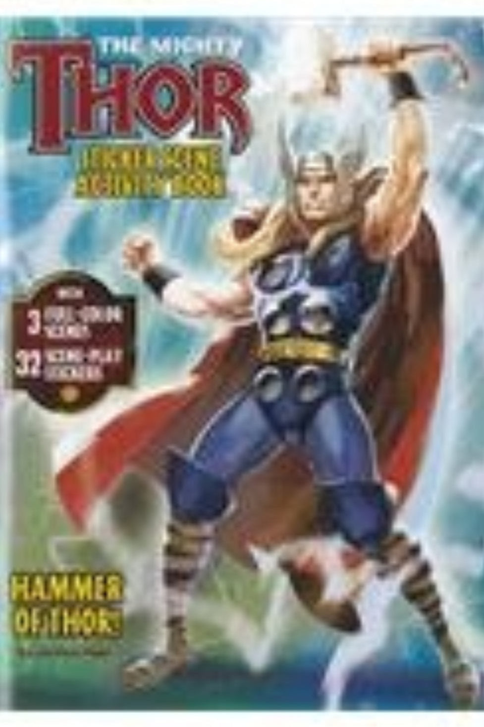 Marvel: The Mighty Thor Sticker Scene Activity Book - Hammer of Thor - ملصق مارفل أفنجرز انفجر أكثر من 1000 ملصق