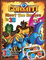 Gormiti The Lords of Nature Return! Meet the Heroes in 3D - قراءة صورة - ملصق ولون - حكايات خرافية