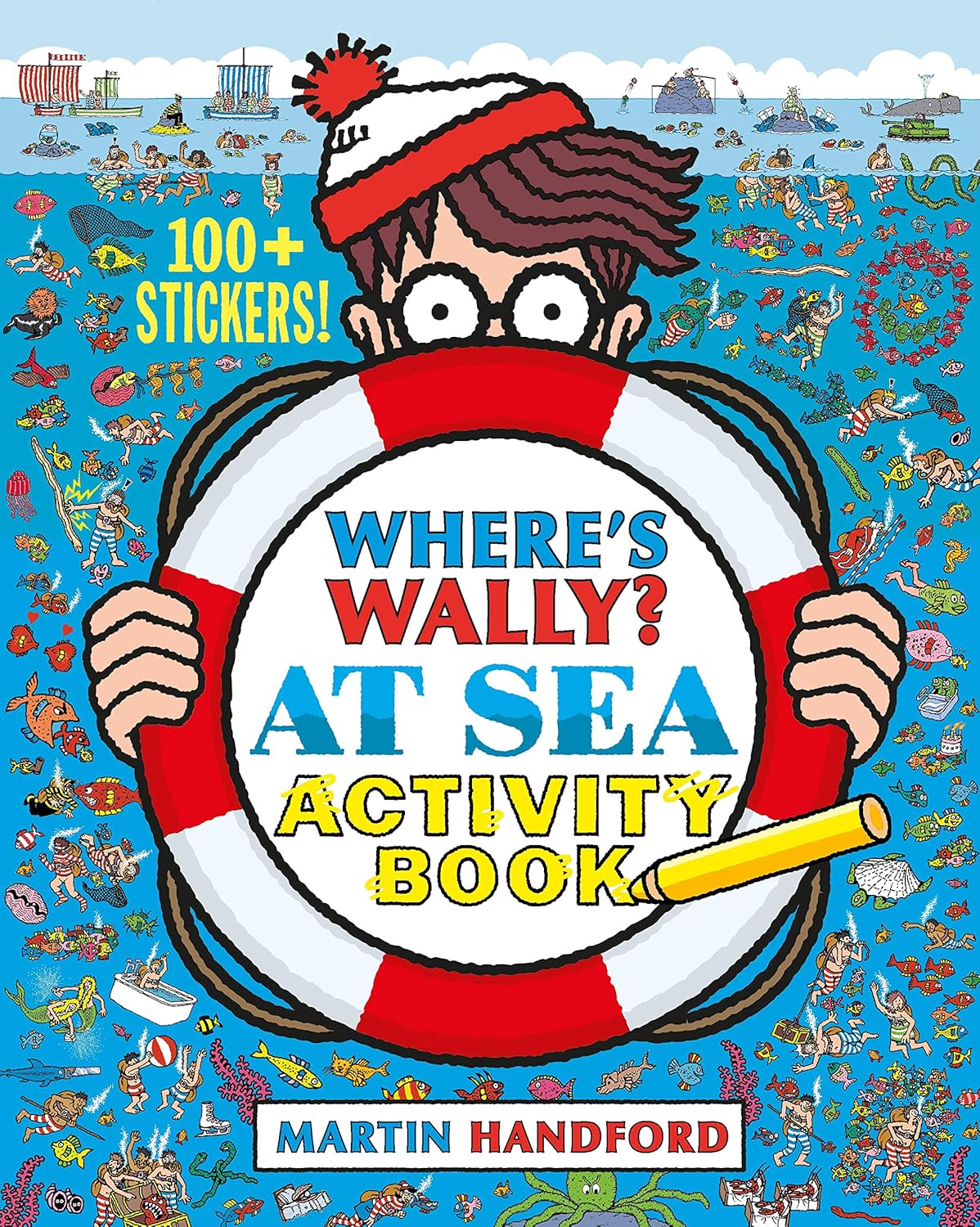 Where's Wally?- At Sea  Activity Book - أين والي؟ - كتاب أنشطة في البحر