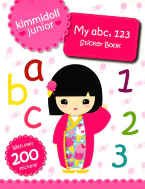 Kimmidoll Junior - My ABC ، كتاب ملصق 123