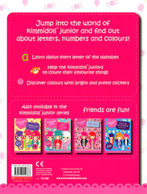 Kimmidoll Junior - My ABC ، كتاب ملصق 123