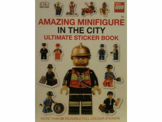 DK - Amazing Minifigure In The City - Ultimate sticker Book - DK - شخصية ليغو مصغرة مدهشة في المدينة - كتاب الملصقات النهائي