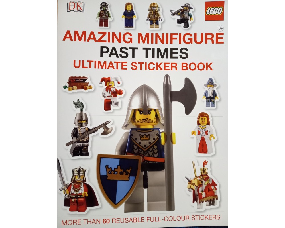 DK - Amazing Minifigure Past Times Ultimate Sticker Book - DK - كتاب ملصقات أوقات الفراغ المدهشة لفيجرات Minifigure