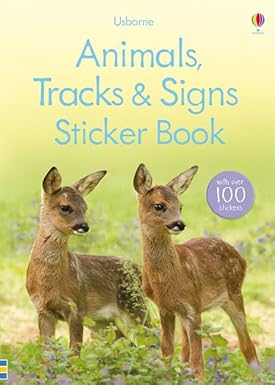 Animals Tracks And Signs Sticker Book - كتاب ملصقات آثار الحيوانات وعلاماتها