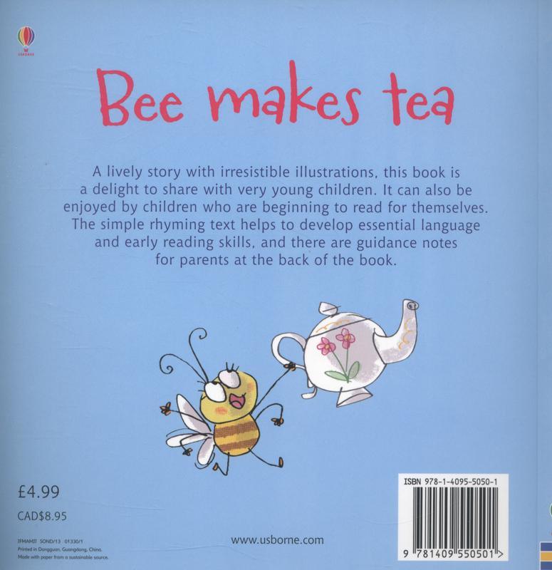 Usborne Phonics Readers - Bee Makes Tea - Spectrawide Bookstore