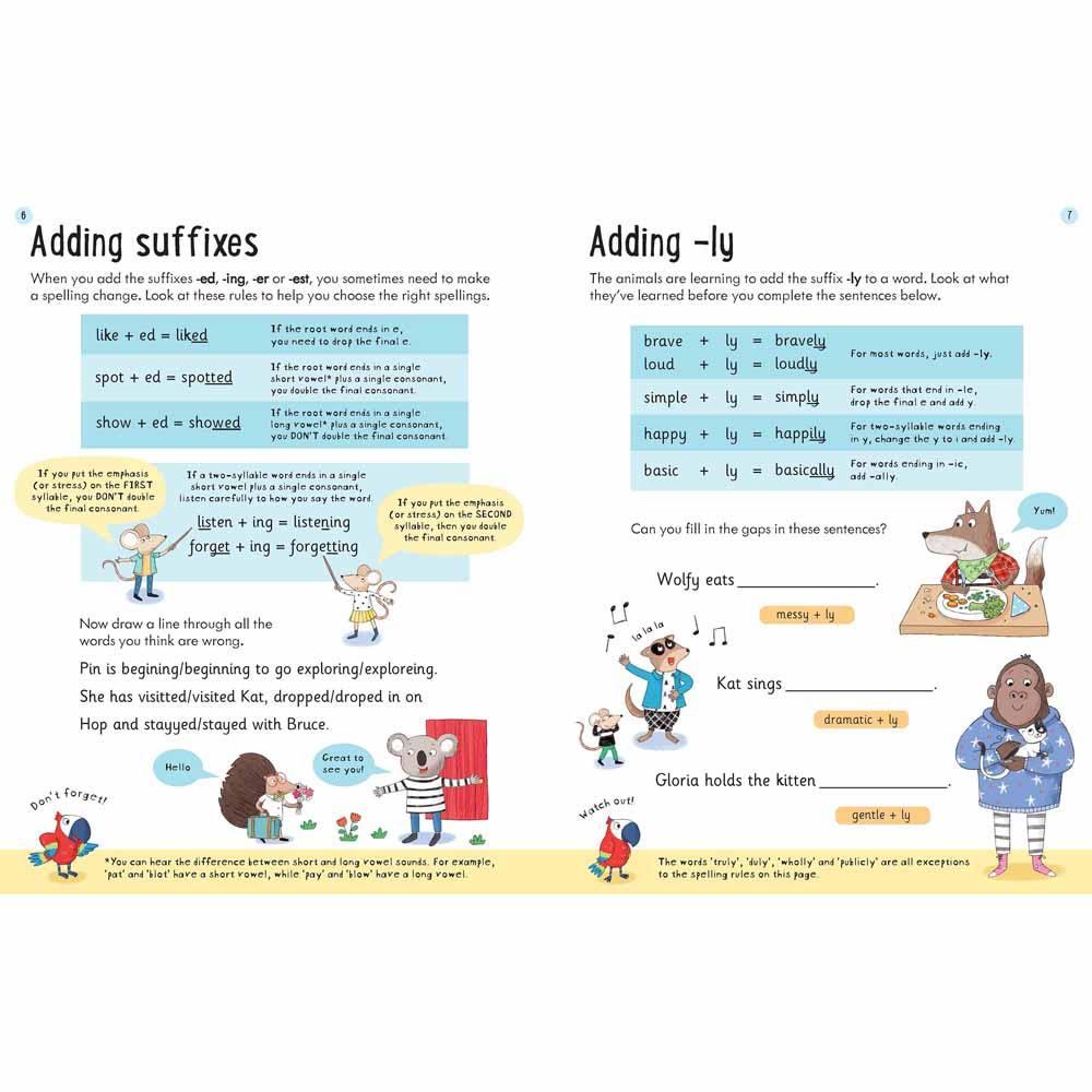 Usborne Key Skills - Wipe-Clean - Spelling Age 7to8 - Spectrawide Bookstore