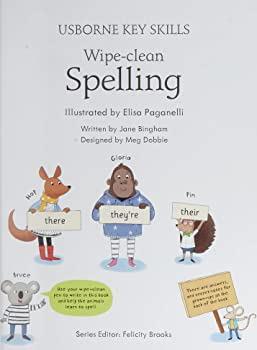 Usborne Key Skills - Wipe-Clean - Spelling Age 7to8 - Spectrawide Bookstore