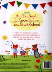 Usborne - All You Need To Know Before You Start School - Spectrawide Bookstore