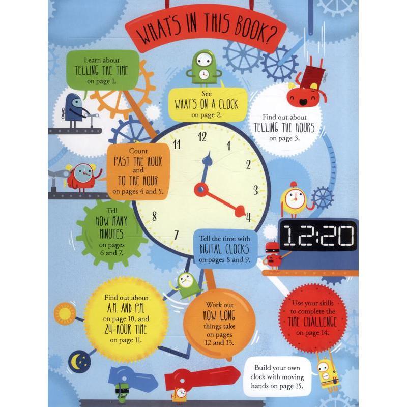 Usborne - Lift-the-flap - Telling the Time - Spectrawide Bookstore