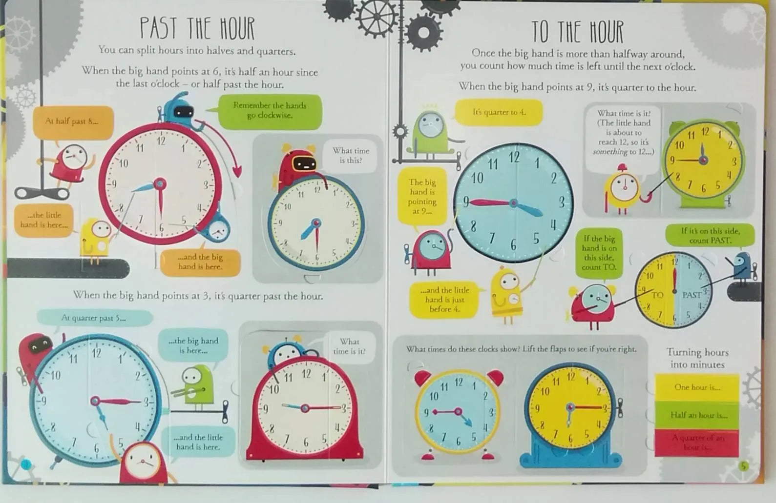 Usborne - Lift-the-flap - Telling the Time - Spectrawide Bookstore