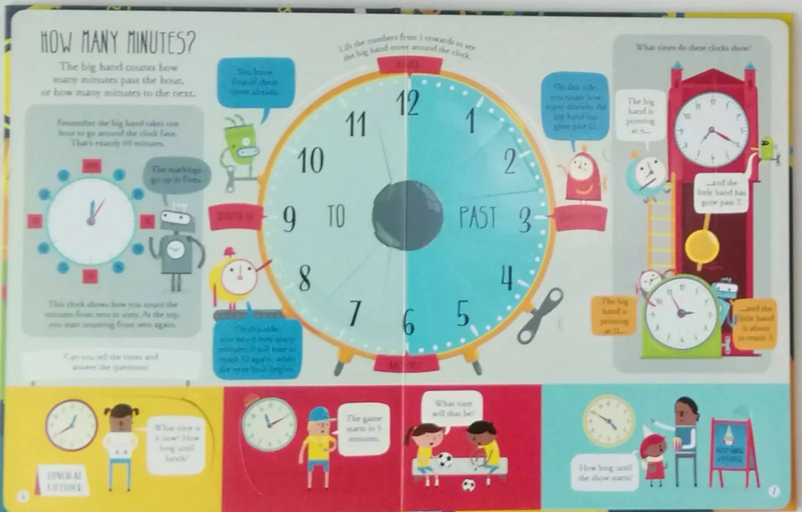 Usborne - Lift-the-flap - Telling the Time - Spectrawide Bookstore