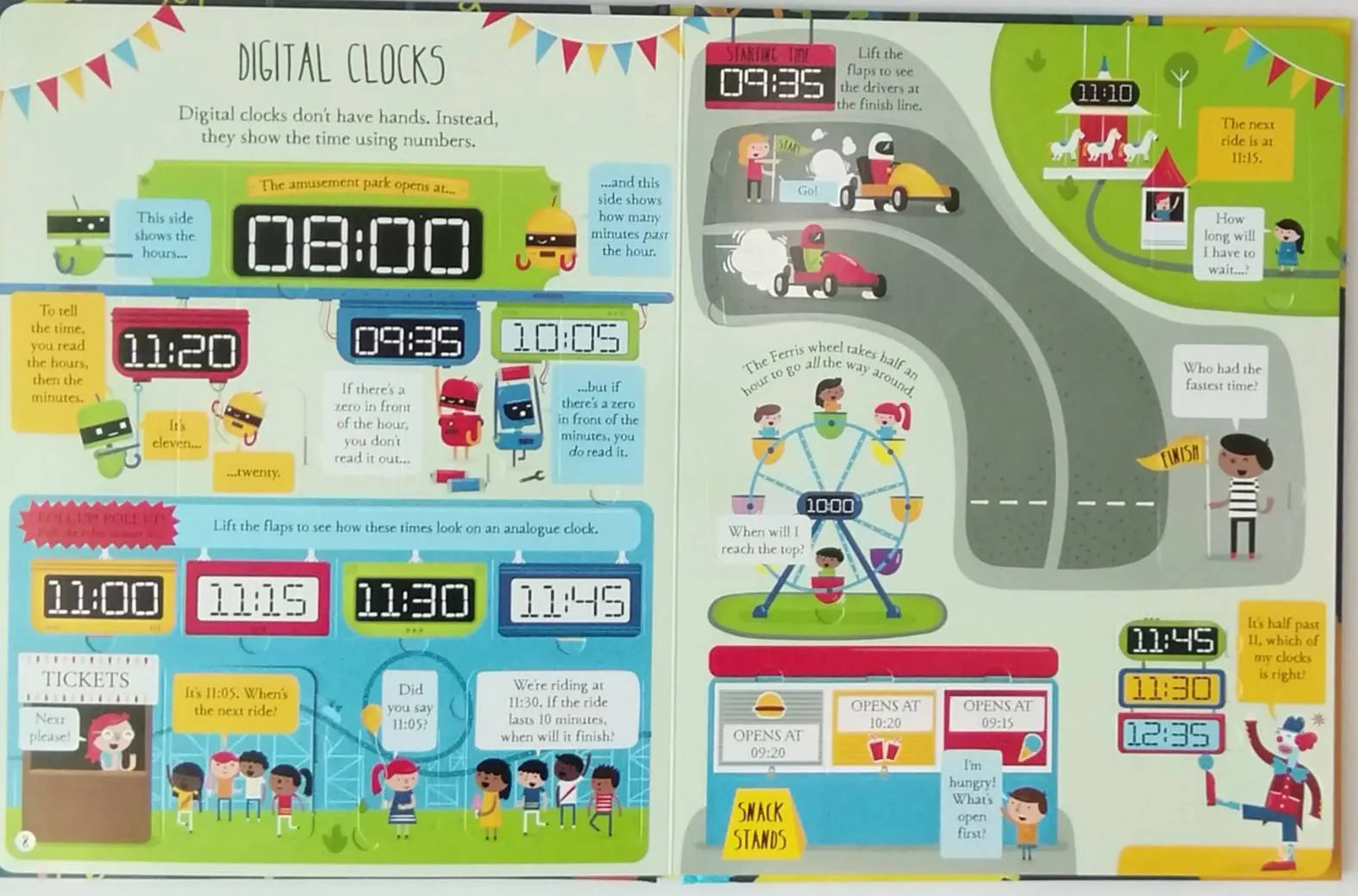 Usborne - Lift-the-flap - Telling the Time - Spectrawide Bookstore