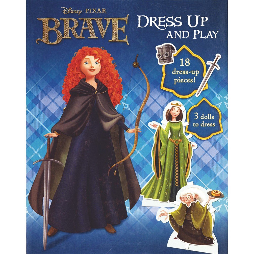 Disney Pixar: Brave - Dressing-Up And Play - قراءة صورة - ملصق ولون - حكايات خرافية