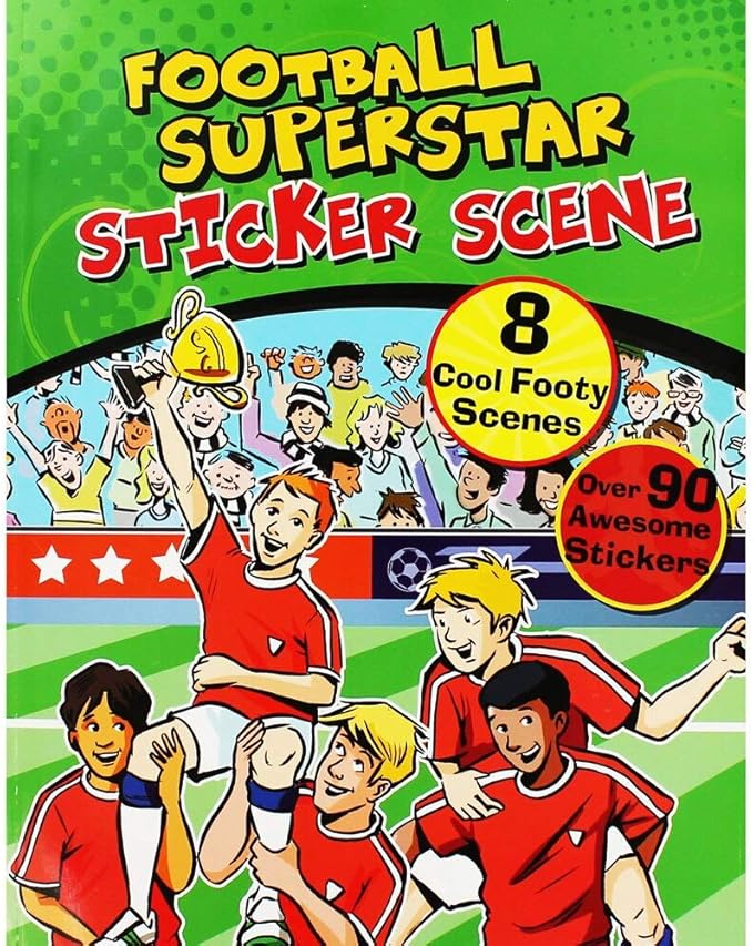 FootBall Superstar - Sticker Scene ; 8 Cool Footy Scenes