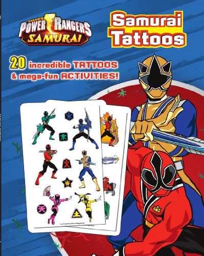 Power Rangers Samurai;  Tattoo Book - باور رينجرز الساموراي؛ كتاب الوشم