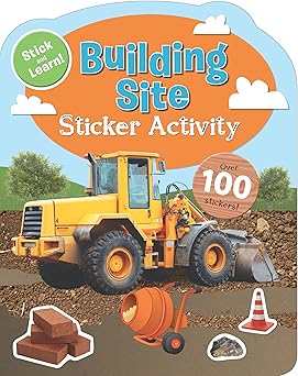 Building Site; Sticker Activity - موقع البناء؛ ملصقات الأنشطة