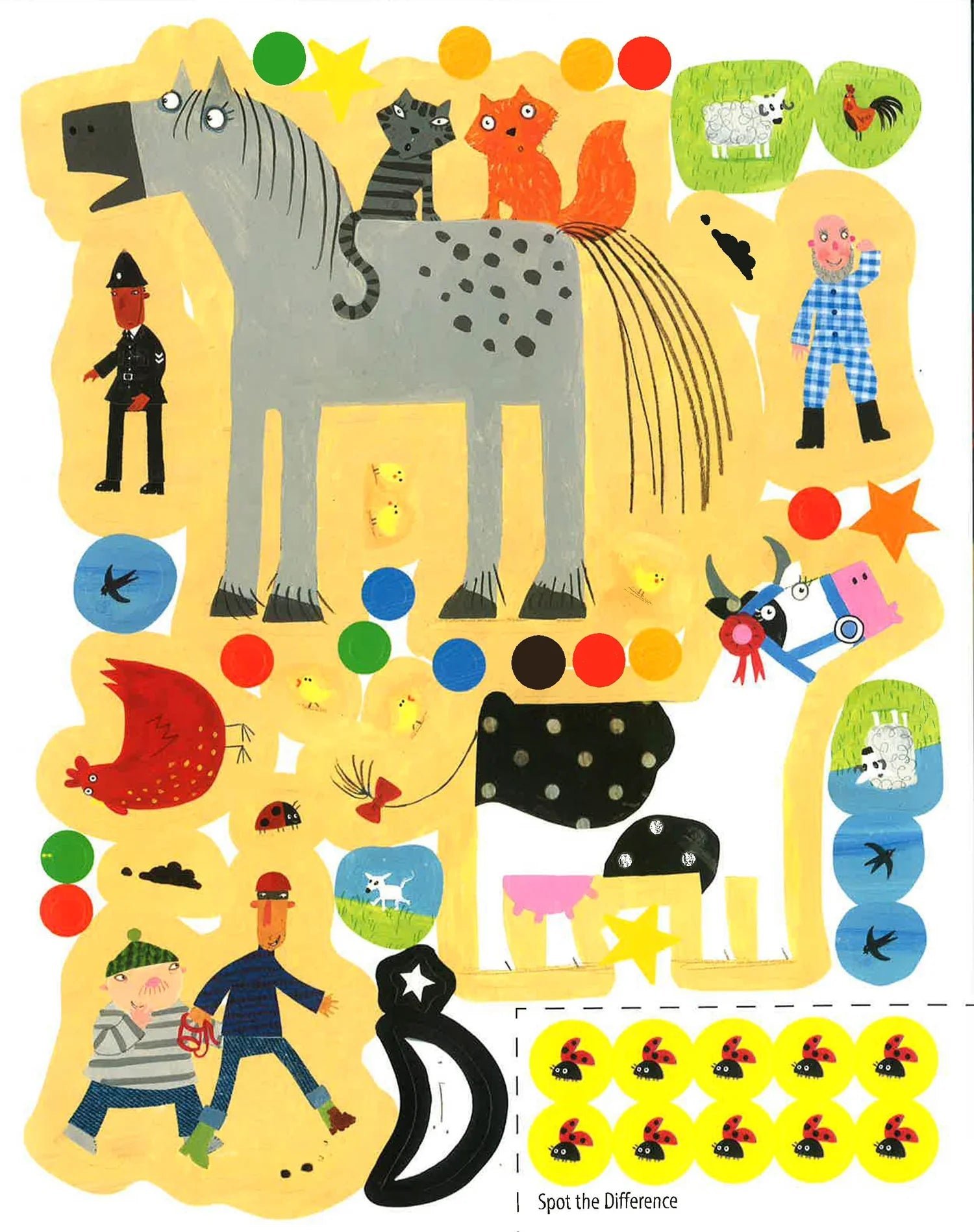What the Ladybird Heard - Sticker Activity Book