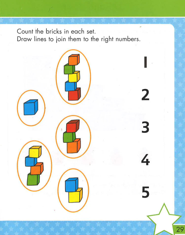 Gold Stars - Starting Maths - Ages 3-5 - النجوم الذهبية - بدء الرياضيات - الأعمار 3-5