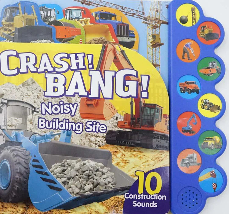 Crash Bang - Noisy Building  Site  [ 10 Constructions Sounds] - تحطم وانفجار - موقع بناء صاخب [10 أصوات بناء]