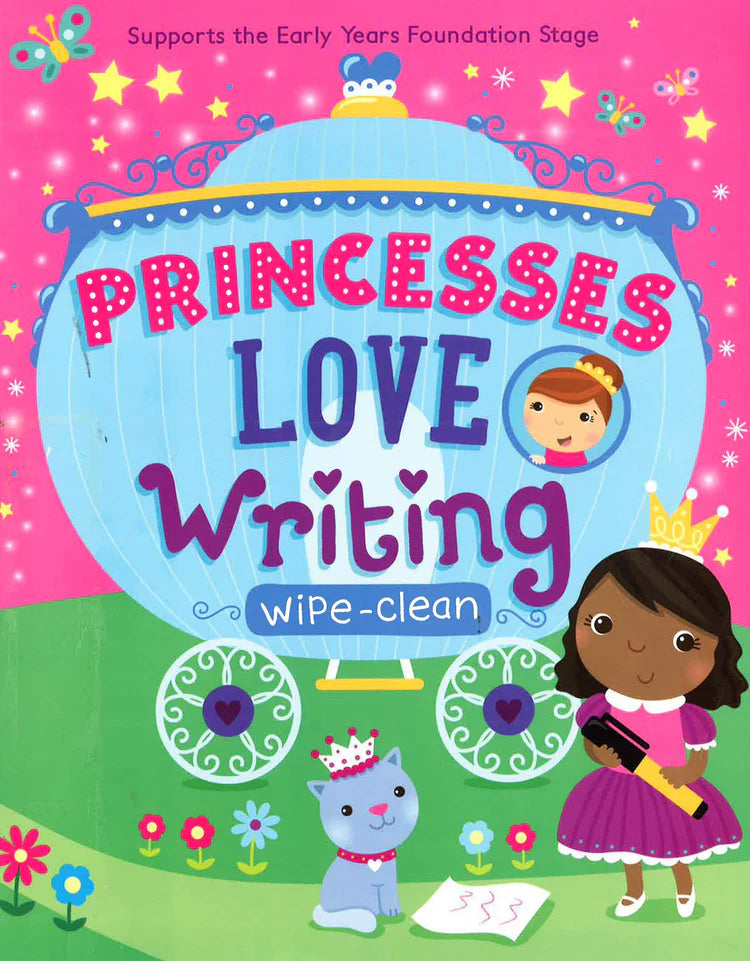 Princesses Love Writing (Wipe-Clean) - الأميرات يعشقن الكتابة (مسح جاف)