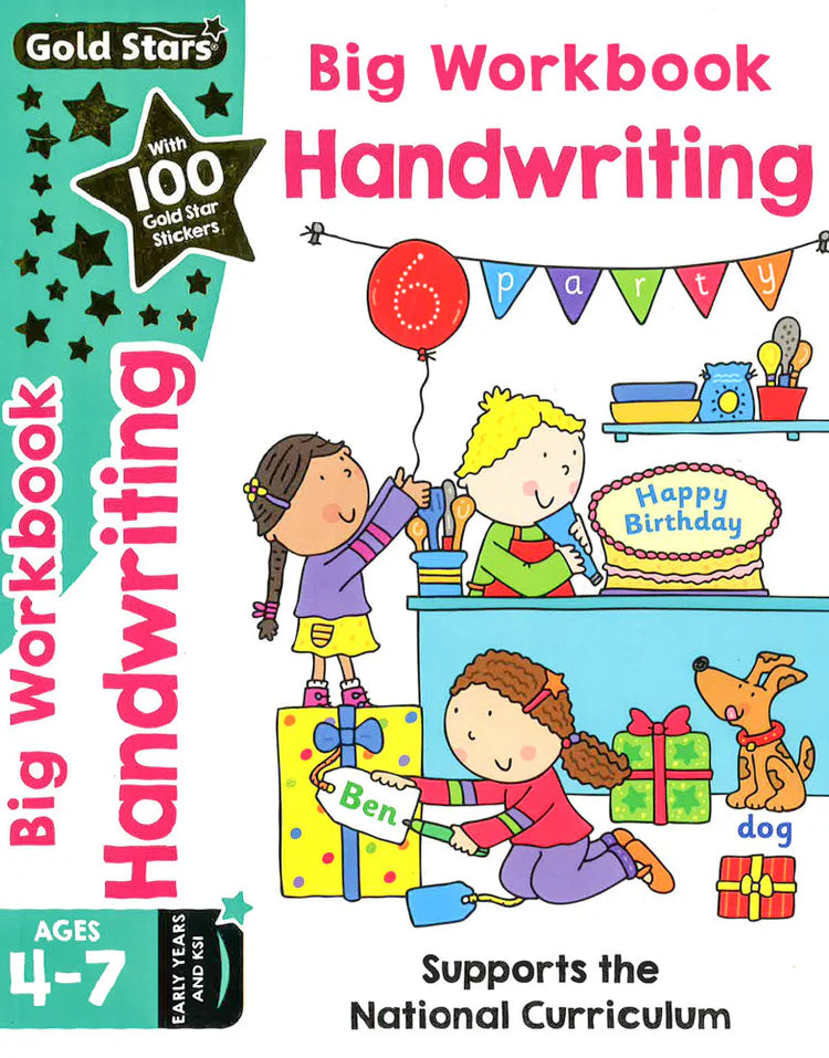 Gold Stars Big Workbook Handwriting Ages 4-7