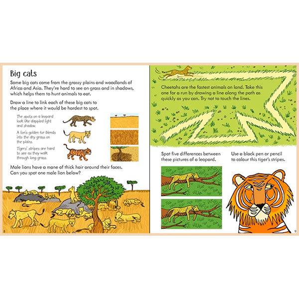 The Usborne Little Children's - ZOO Activity Book - Spectrawide Bookstore
