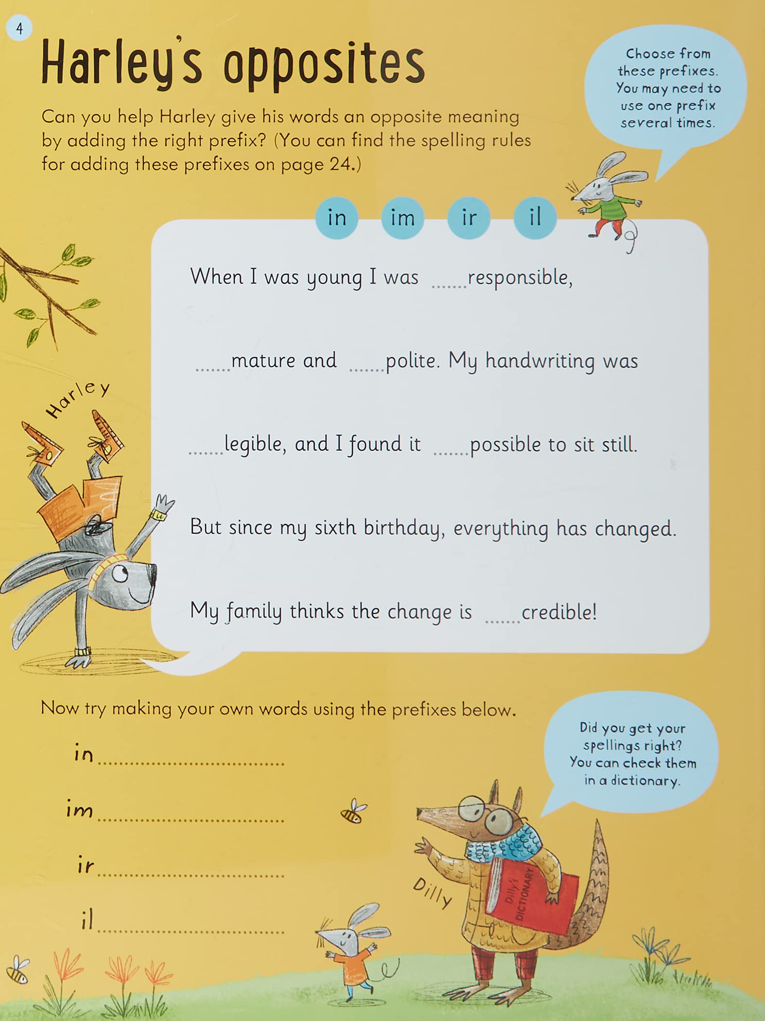 Usborne Key Skills Wipe Clean - Spelling 8-9