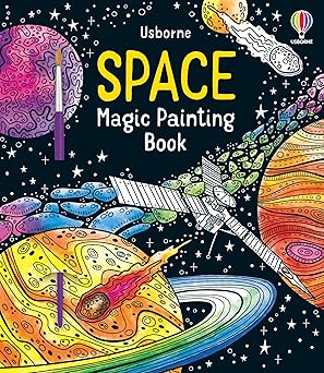 USBORNE - كتاب التلوين السحري بالفضاء