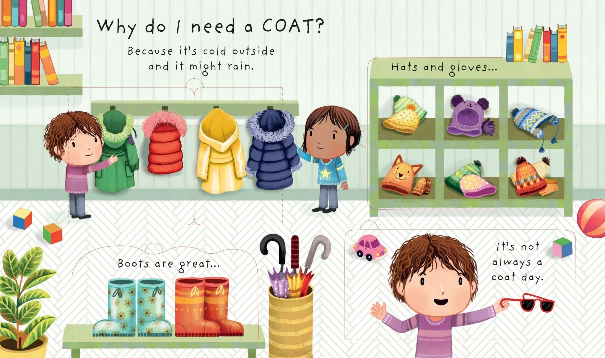 Usborne Lift The Flap: Very First Questions and Answers - Why Should I Get Dressed?