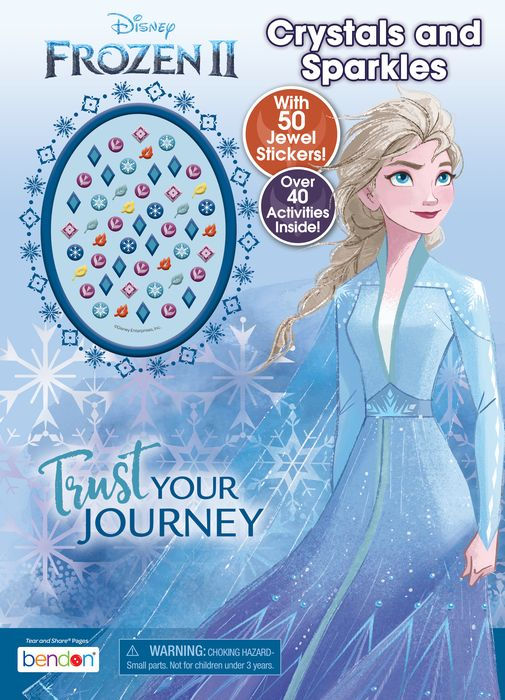 Disney Frozen 2: Crystals and Sparkles - Trust Your Journey - Activity Book - ديزني فروزن 2: كريستال وبراقة - ثق برحلتك - كتاب الأنشطة
