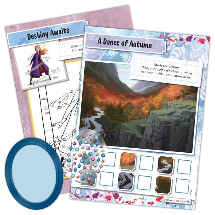 Disney Frozen 2: Crystals and Sparkles - Trust Your Journey - Activity Book - ديزني فروزن 2: كريستال وبراقة - ثق برحلتك - كتاب الأنشطة