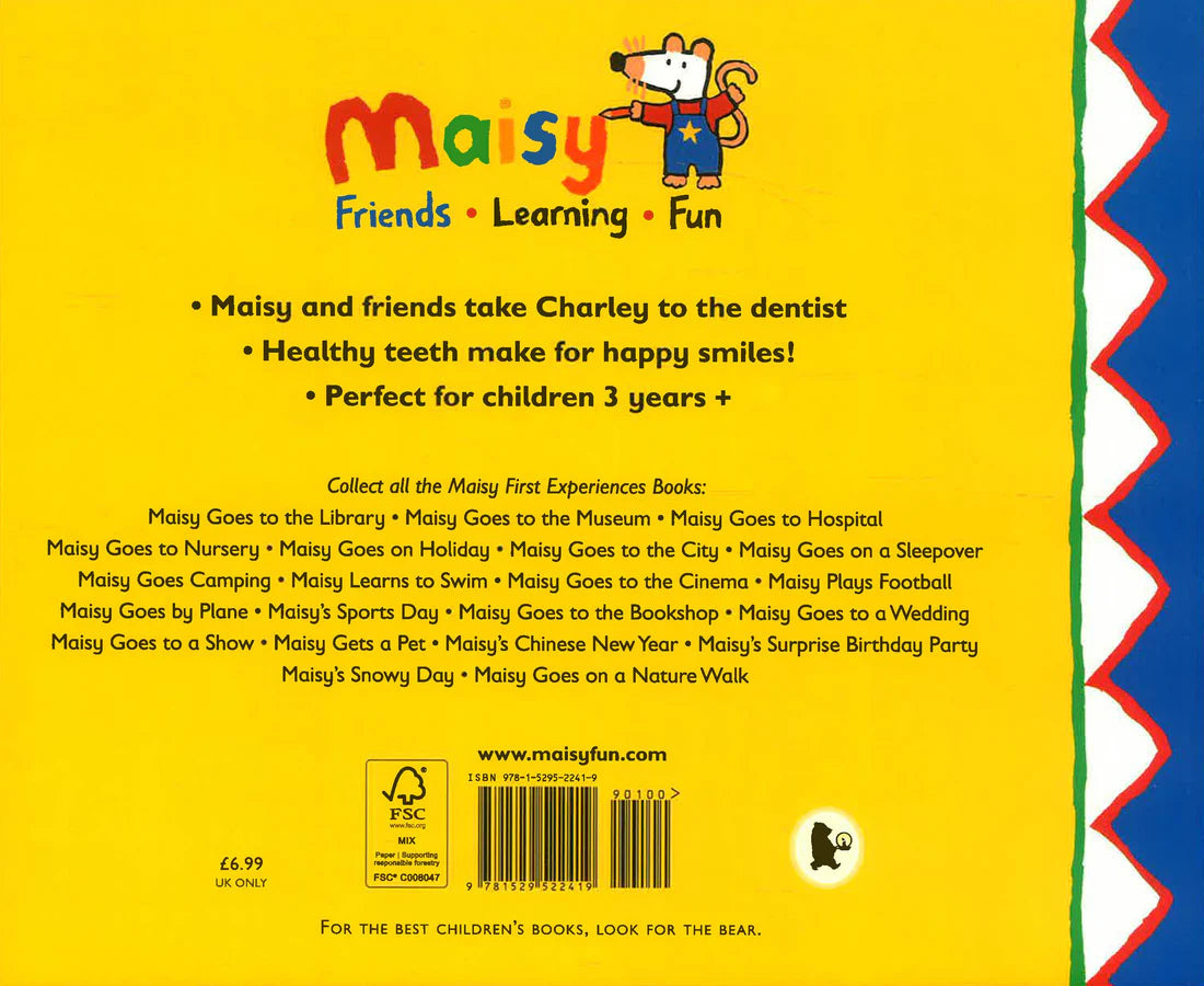 Maisy First Experiences Book: Maisy Goes To The Dentist - مايسي تذهب للنوم