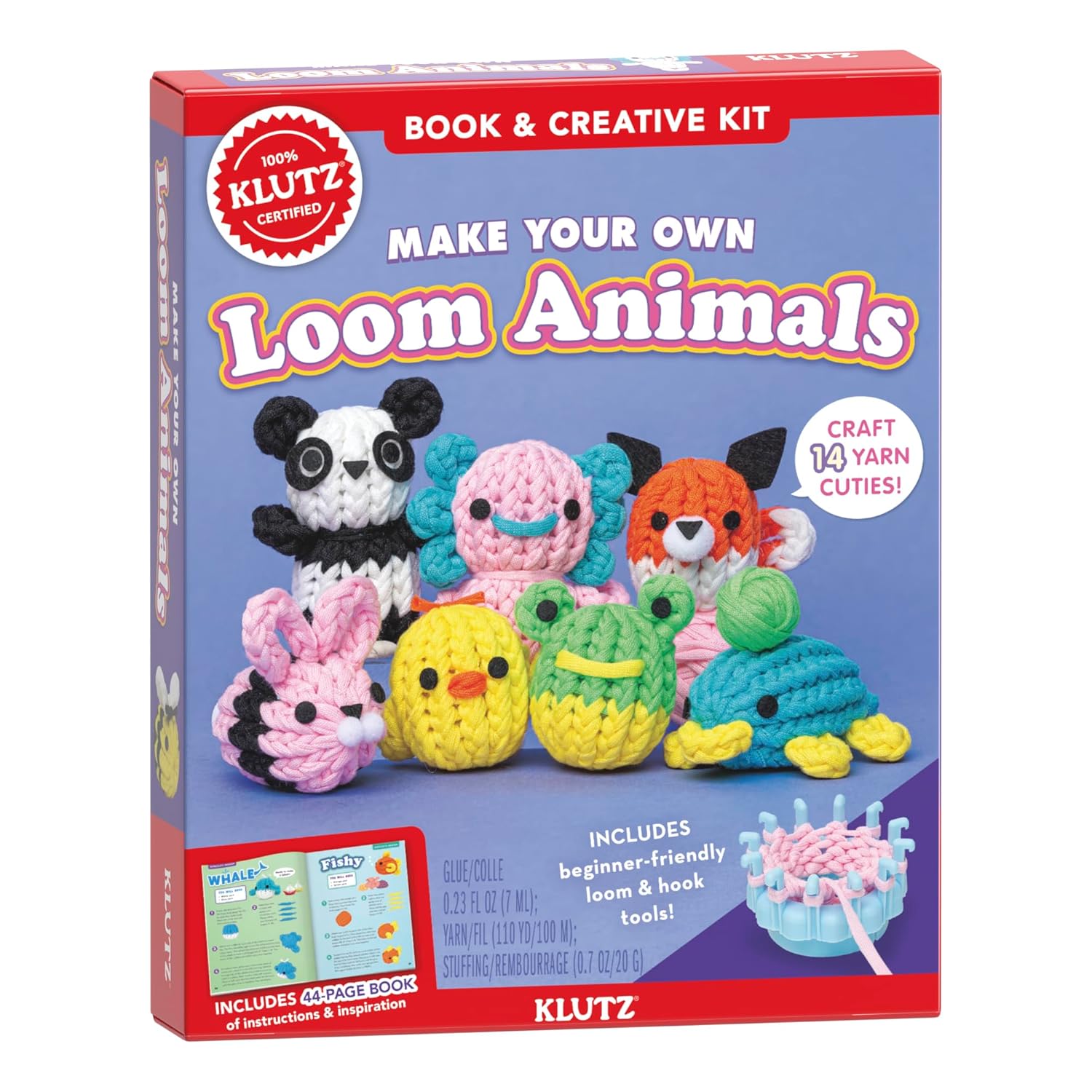 Klutz: Make Your Own Loom Animals - Book & Activity Kit