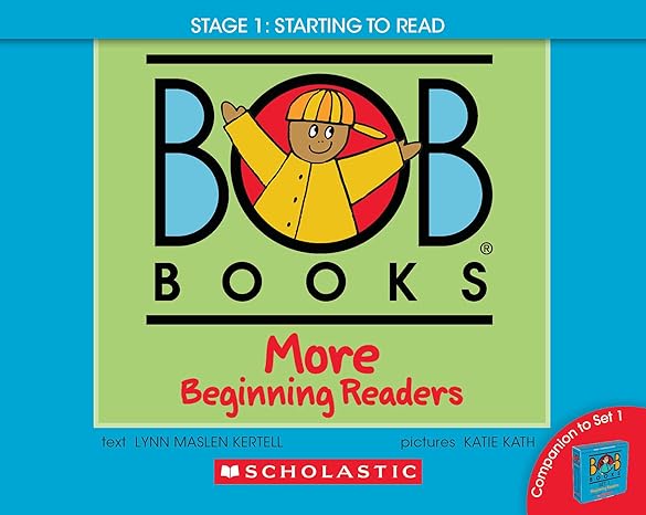 كتب بوب - المزيد من مجموعة صندوق القراء المبتدئين | الصوتيات، الأعمار 4 وما فوق، رياض الأطفال (المرحلة 1: البدء في القراءة)